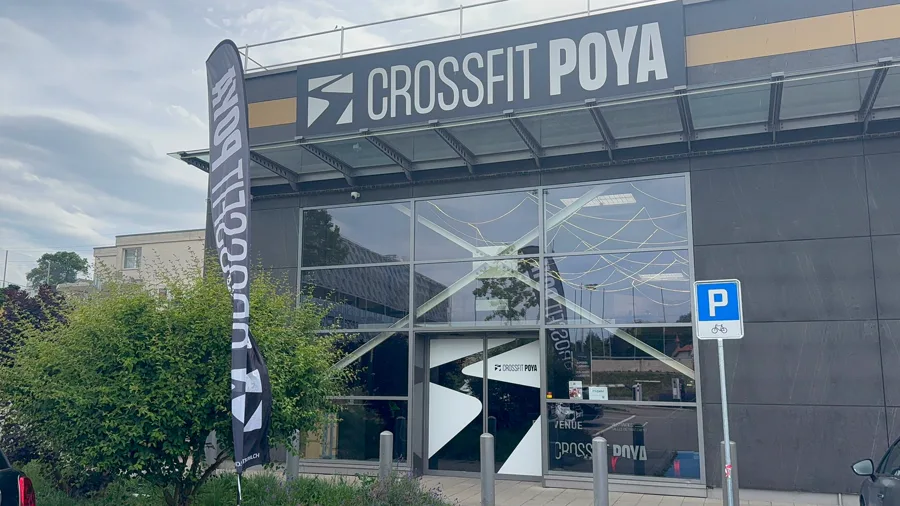 Façade CrossFit Poya à Granges-Paccot : massages thérapeutiques ASCA Soinea